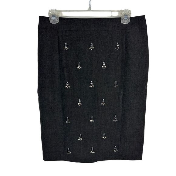 Ann Taylor bedazzled pencil skirt - Picture 1 of 8
